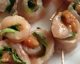 ムネ肉の梅しそ巻作り方2写真