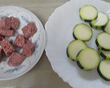 コンビーフを使った炒め物作り方2写真