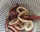 イカとキャベツのペペロンチーノ作り方1写真