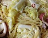 イカとキャベツのペペロンチーノ作り方5写真