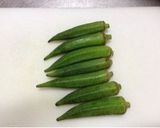 オクラの胡麻和え作り方1写真