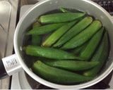 オクラの胡麻和え作り方2写真