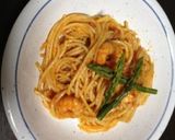 海老•アスパラのトマトクリームパスタ♡作り方9写真