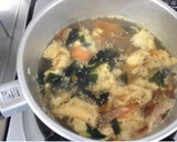 焼肉屋さんのワカメと卵のスープ作り方5写真