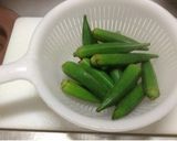 オクラの胡麻和え作り方3写真