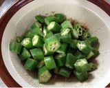 オクラの胡麻和え作り方5写真
