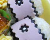 ハサミで簡単Ⅱレースでお花おにぎり☆作り方5写真