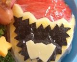 遠足キャラ弁☆キョウリュウレッド作り方6写真