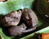 簡単☆鉄分補給☆鶏肝の甘辛煮作り方4写真