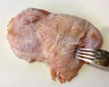 ローズマリーのレモンペッパーチキンソテー作り方1写真