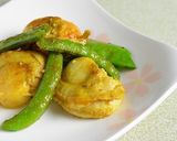 簡単！帆立のガリバタカレーソテー作り方4写真