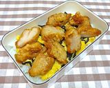 マヨラー☆大葉のせ鶏マヨ丼☆お弁当にも作り方5写真