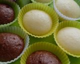 簡単フライパンdeチーズ&ココア蒸しパン作り方13写真