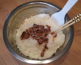 夏バテ節約に！梅とさんま缶の混ぜごはん作り方4写真