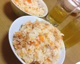 人参色がとっても綺麗☆シーチキンご飯作り方5写真
