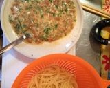 余りの薬味で♡簡単梅しそ納豆パスタ作り方2写真