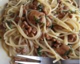 余りの薬味で♡簡単梅しそ納豆パスタ作り方4写真