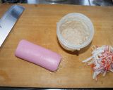 板わさ☆ワサビソースとカニかま添え作り方5写真