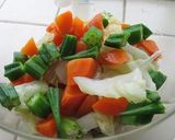 彩り野菜のコロコロ和風サラダ作り方4写真
