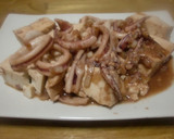豆腐といかのオイスターソース炒め作り方7写真