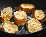 簡単♪フレンチトースト☆フランスパンで☆作り方6写真
