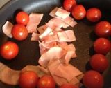 トマトベーコン卵炒め作り方1写真