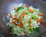 ゆで野菜のオイマヨソースがけ作り方2写真