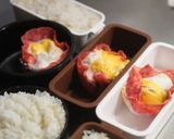 簡単 ハムたまご弁当作り方8写真