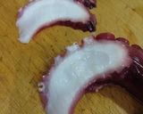 タコのカルパッチョ★バジルソース★作り方5写真