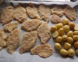 カロリーと洗い物少なく！揚げないトンカツ作り方8写真