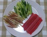 ★簡単！焼肉のタレでマグロの夏ユッケ★作り方1写真