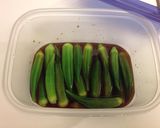 オクラの麺つゆ漬け（常備菜）作り方4写真
