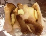 エリンギのホイル　酒蒸し作り方1写真