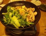 菜っ葉たっぷりのすき焼き作り方4写真