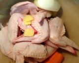お肌ツルツル☆簡単☆濃厚鶏スープ作り方1写真