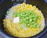 ほんのりバター♡とうもろこしと枝豆ご飯作り方5写真