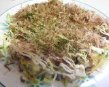 家計の味方もやしとニラのお好み焼き作り方6写真