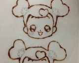 キャラクターチョコプリキュアあいちゃん作り方4写真