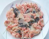 食感がたまらない♡芝えびのﾁﾁﾞﾐ風作り方4写真