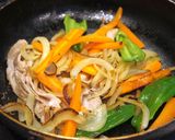 豚肉と大きめ野菜の生姜焼き作り方5写真