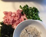 簡単‼粉チーズ入りパラパラチャーハン作り方1写真