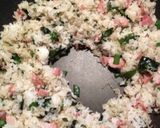 簡単‼粉チーズ入りパラパラチャーハン作り方5写真