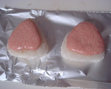 ＊明太子マヨネーズの焼きお握り＊作り方2写真