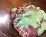 ヨーグルトとパクチーソースのチキンソテー作り方2写真