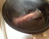 炊飯器で。しっとり茹で豚作り方3写真