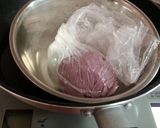 お豆腐と紫芋パウダーのヘルシーベーグル♪作り方4写真