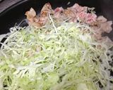 簡単！美味しい！居酒屋風 豚平焼き！作り方3写真