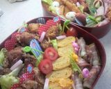 ☆唐揚げエビフライ運動会の可愛いお弁当♡作り方6写真
