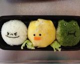ラインバブルキャラ弁作り方5写真