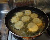 レンコンの挽肉はさみ揚げ作り方4写真